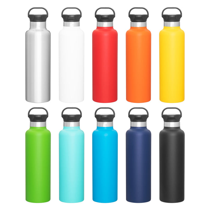 24 Oz. Stainless Insulated Gear Water Bottle Printed with a Customizable APPELLATIONS Design