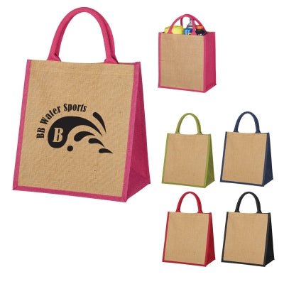 Medium Jute Shopper Tote Printed Customized with your Brand or Logo