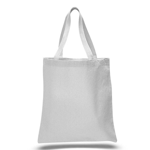 12 Oz. Colored Canvas Simple Tote Bag Printed with a Customizable SQUARES HOLIDAY COLLECTION Design - Mercantile 12