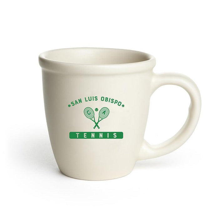 Ceramic White Morning Mug Printed with a Customizable TOWN SPORT COLLECTION Design - Mercantile 12