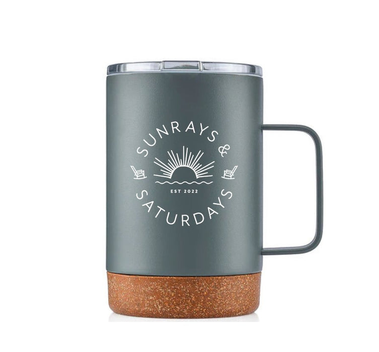 16 Oz. Stainless Insulated Corky Mug Customized with your Brand or Logo