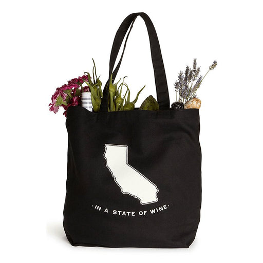Canvas Market Tote California State of Wine - Mercantile 12