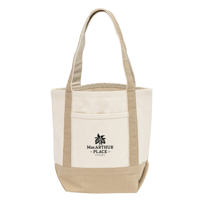 Custom BRAND / LOGO 14 Oz. Recycled Canvas Mini Deck Tote