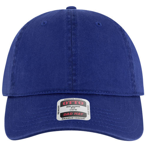 Royal Blue baseball cap with a brand label on a white background