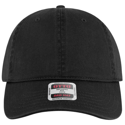 Black cap with a label on a white background