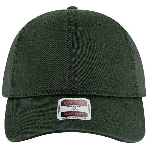 Dark Green cap with a label on a white background