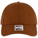 Texas Orange cap with a label on a white background
