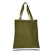 12 Oz. Colored Canvas Simple Tote Bag Printed with a Customizable STACK COLLECTION Design - Mercantile 12