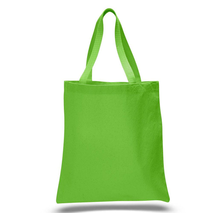 12 Oz. Colored Canvas Simple Tote Bag Printed with a Customizable VINES COLLECTION Design - Mercantile 12