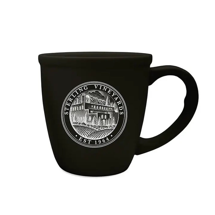 Custom BRAND / LOGO 14 Oz. Ceramic Morning  Mug-Black