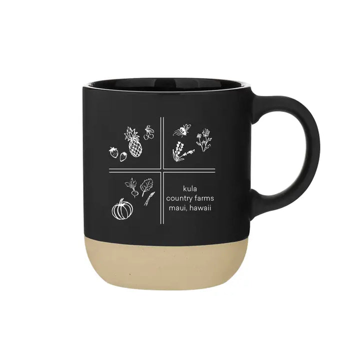 Custom SQUARES 17 Oz. Ceramic Matte Terra Mug