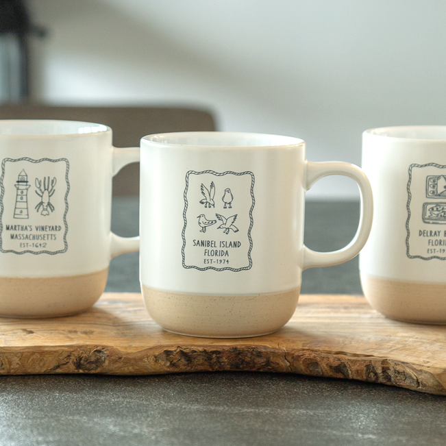 Custom SALTY 17 Oz. Ceramic Matte Terra Mug