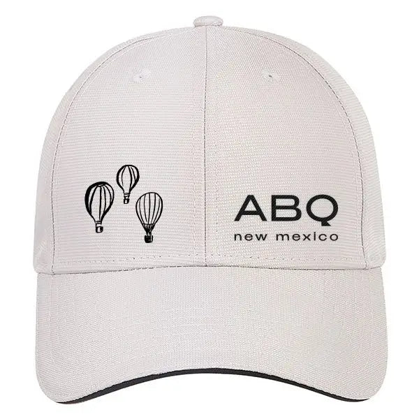 Quake  City Unisex Micro Check Performance Contrast Sandwich Cap