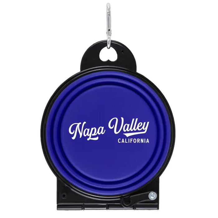 Custom BRAND / LOGO Dual Collapsible Pet Bowl
