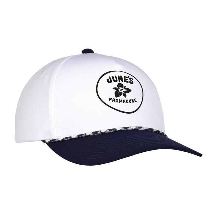 Custom BRAND / LOGO Quake City 5 Panel Deluxe Two-Tone Poly Cap