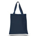 12 Oz. Colored Canvas Simple Tote Bag Printed with a Customizable BLOCK SPORT COLLECTION Design - Mercantile 12