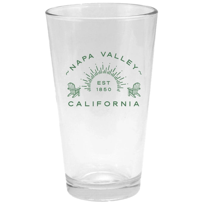 Custom ADIRONDACK 16 Oz. Pint Glass Full Color