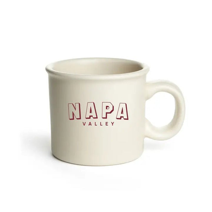 14 Oz. Chunky Ceramic Mug Printed with a Customizable BLOCK SPORT Design