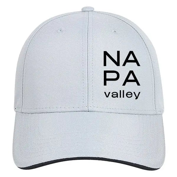 Quake  City Unisex Micro Check Performance Contrast Sandwich Cap