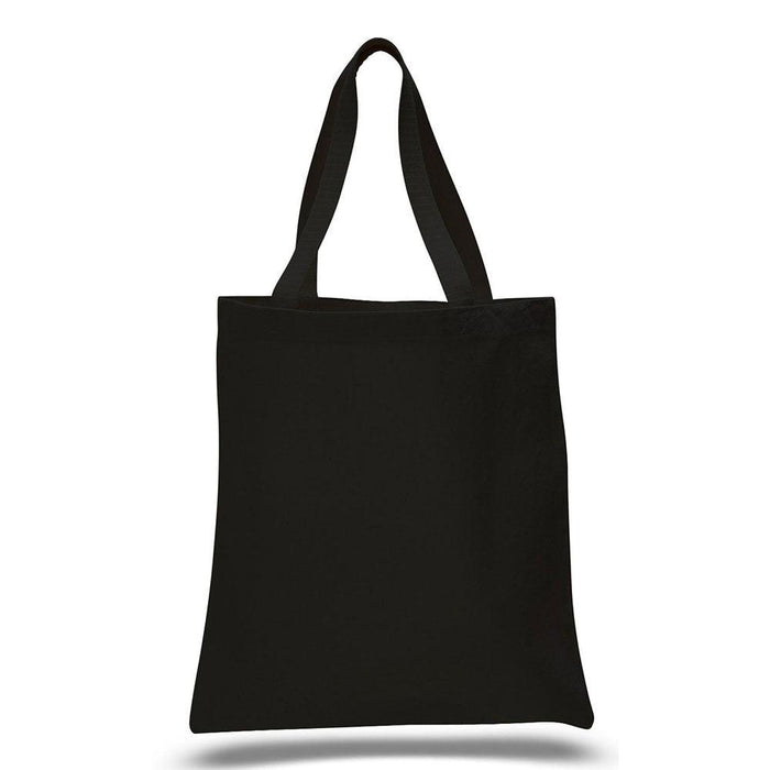 12 Oz. Colored Canvas Simple Tote Bag Printed with a Customizable STACK COLLECTION Design - Mercantile 12