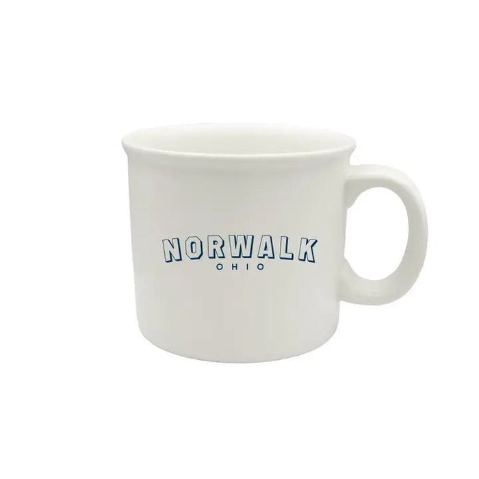 14 Oz. Chunky Ceramic Mug Printed with a Customizable BLOCK SPORT Design