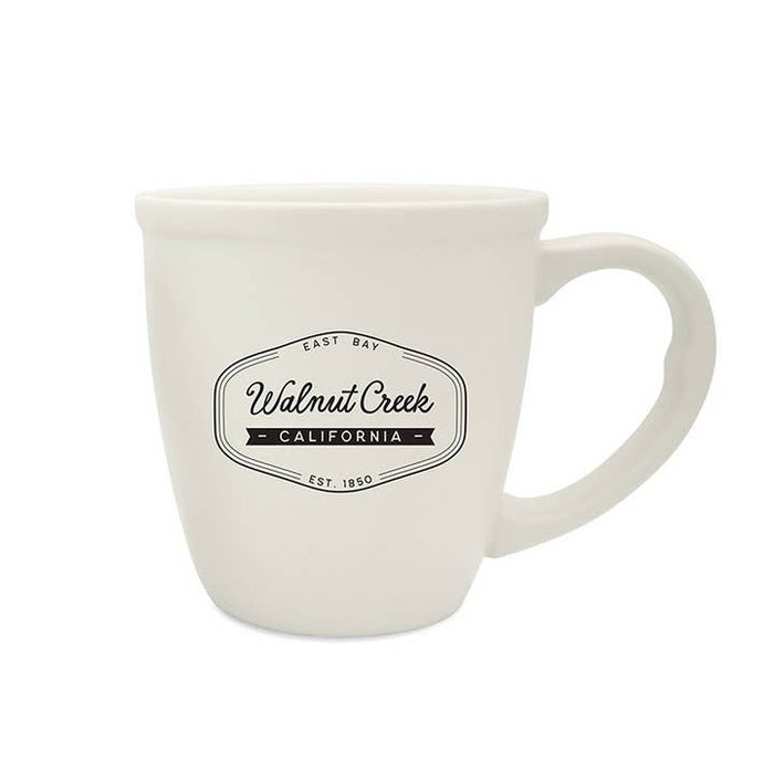 14 Oz. Morning White Ceramic Mug Printed with a Customizable ORIGINAL COLLECTION Design