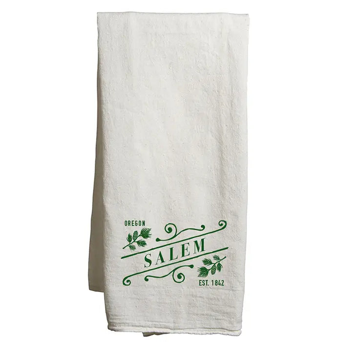 Custom SLANT Flour Sack Tea Towel - Natural