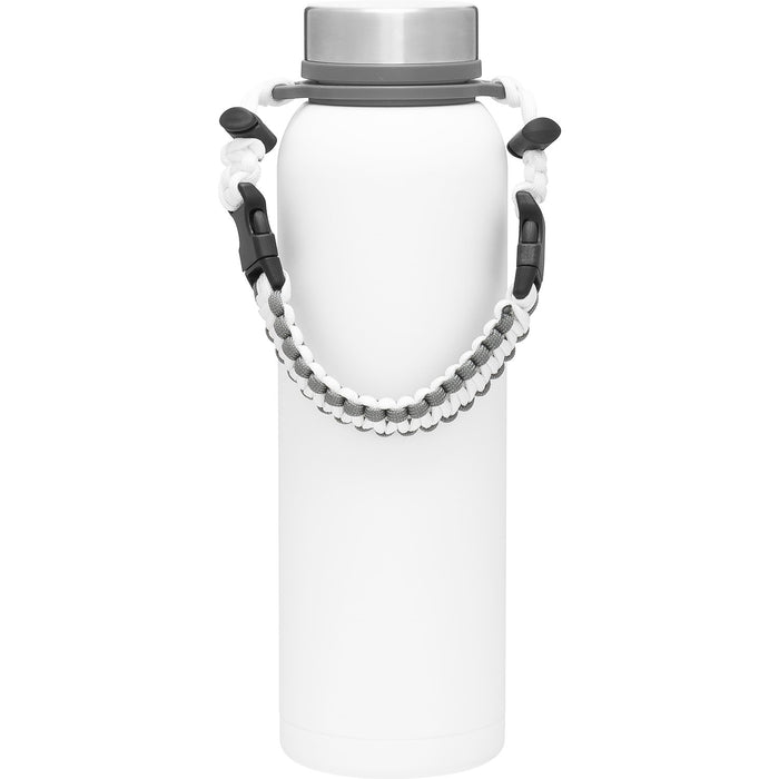 32 Oz. Stainless Insulated Backwoods Paracord Water Bottle Printed with a Customizable WEST VINES COLLECTION Design