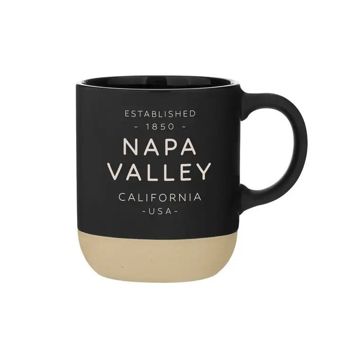 17 Oz.  Terra Ceramic Matte Mug Printed with a Customizable TEXT COLLECTION design