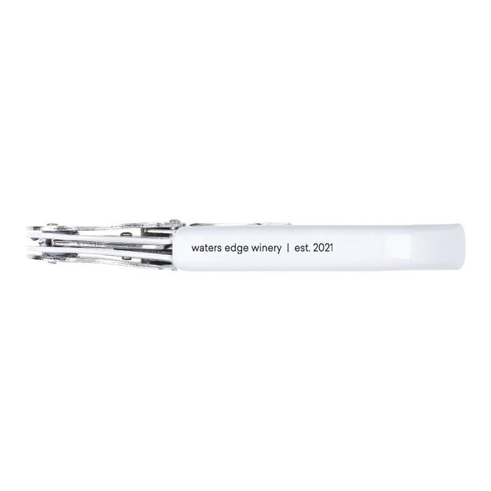 Standard Double Hinged Stainless Steel Corkscrew Printed with a Customizable BRAND OR LOGO Design