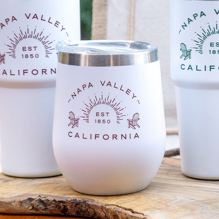 Custom ADIRONDACK 12 Oz. Insulated Stemless Wine Cup