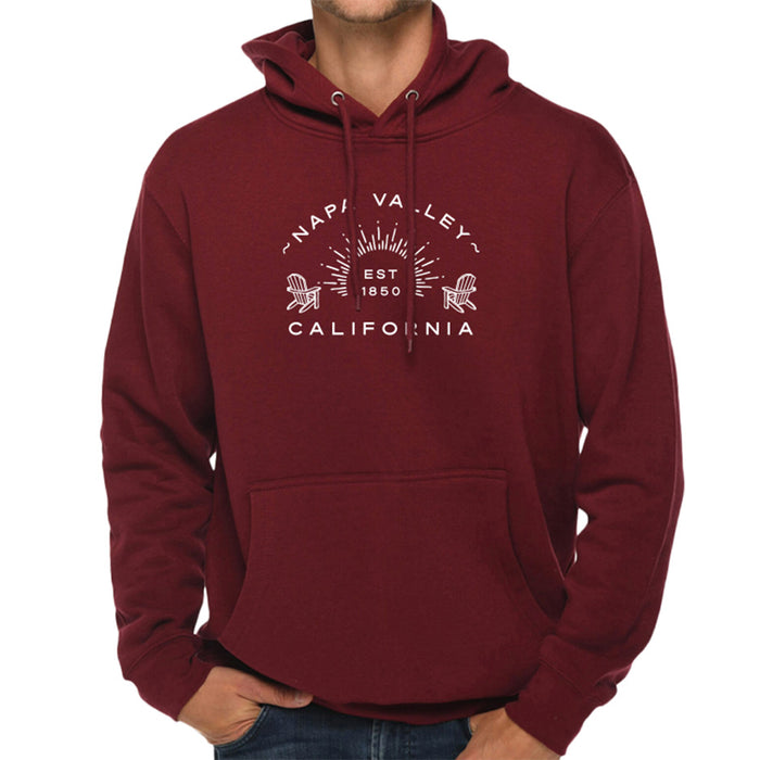 Lane Seven Unisex 8.25 Oz. Premium Pullover Poly Cotton Hoodie in ADIRONDACK COLLECTION design