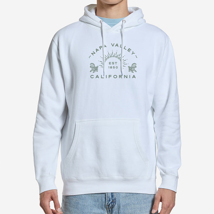 Lane Seven Unisex 8.25 Oz. Premium Pullover Poly Cotton Hoodie in ADIRONDACK COLLECTION design