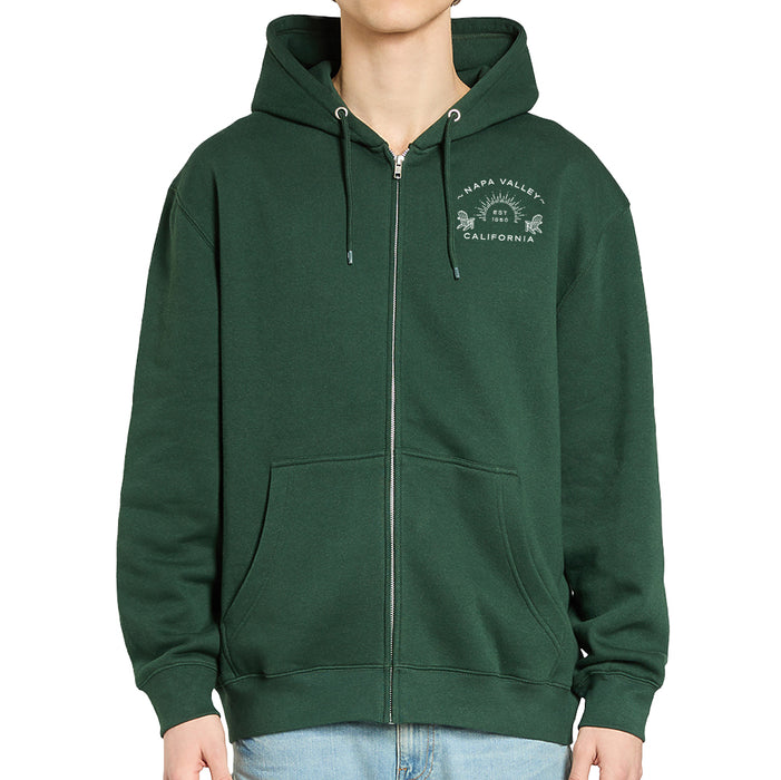 Custom Wholesale Lane Seven Unisex 8.25 Oz. Premium Full Zip Hoodie Poly Cotton Printed with a Customizable ADIRONDACK COLLECTION Design