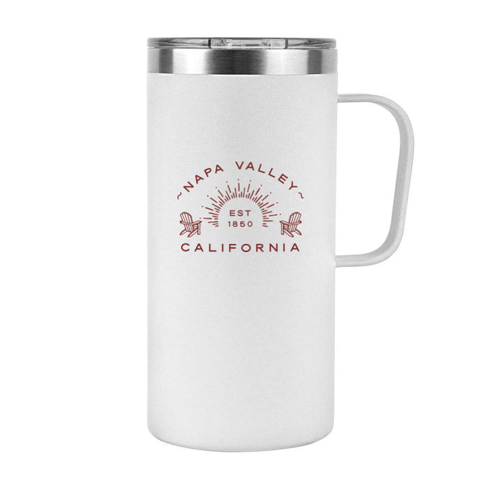 Custom Wholesale 20 Oz. Tall Stainless Insulated Mug Printed in ADIRONDACK COLLECTION Design