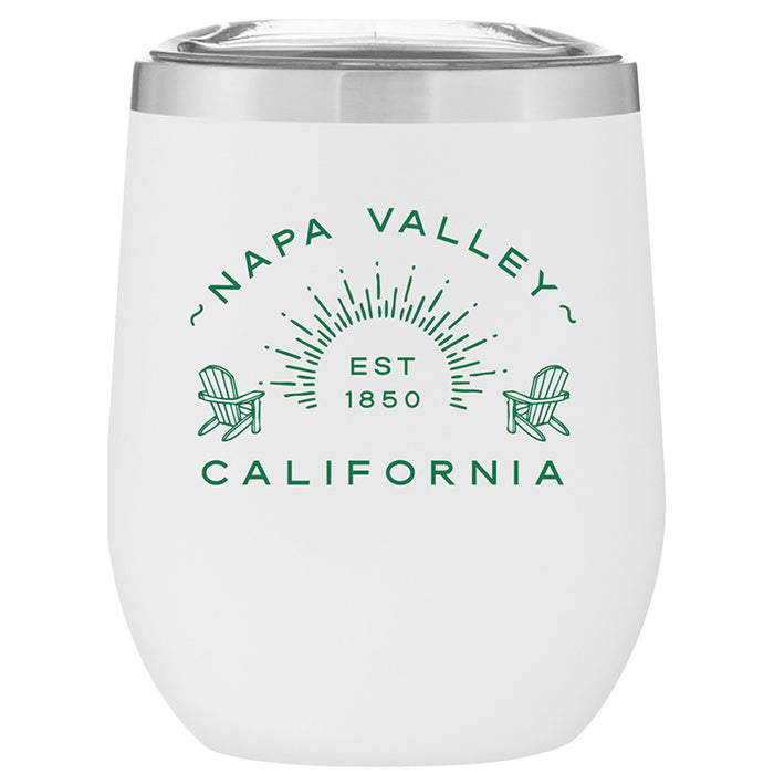 Custom ADIRONDACK 12 Oz. Insulated Stemless Wine Cup