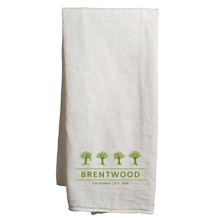 22" x 38" Flour Sack Tea Towel Printed with a Customizable VISTA COLLECTION Design