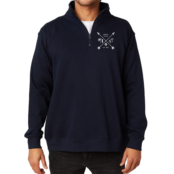 Cotton Heritage Unisex 7 Oz. Quarter Zip Poly Cotton Fleece