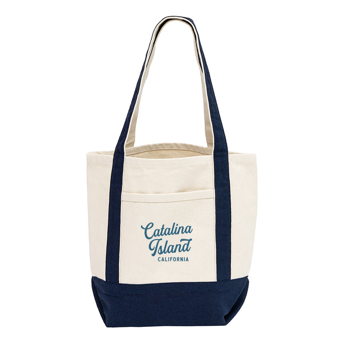 Custom ATHLETIC 14 Oz. Recycled Canvas Mini Deck Tote