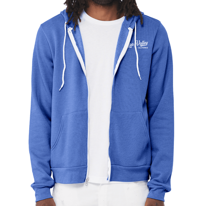 BELLA+CANVAS Unisex 8 Oz. Sponge Fleece Full-Zip Hoodie Sweatshirt