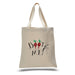 12 Oz. Natural Canvas Simple Tote Bag Full Color Customized with your Brand or Logo - Mercantile 12