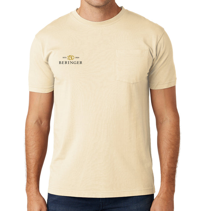 Cotton Heritage Men 5.5 Oz. Garment Dye S/S Pocket T-shirt