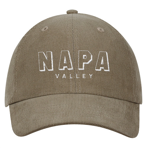 Custom BLOCK SPORT Quake City 16-Wale Corduroy 6 Panel Cap with Polysnap Closure