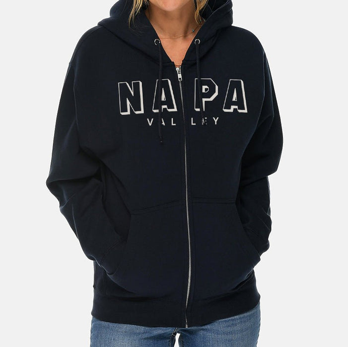 Lane Seven Unisex 8.25 Oz. Premium Full Zip Hoodie Poly Cotton