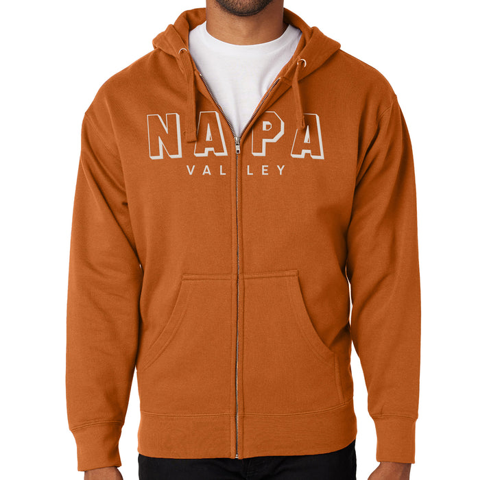 Cotton Heritage Unisex 8.5 Oz. Premium Fleece Flat Cord Zip Poly Cotton Hoodie