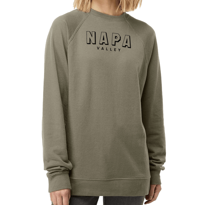 Independent Trading Co. Unisex 7.5 Oz. Icon Lightweight Loopback Terry Poly Cotton Crewneck