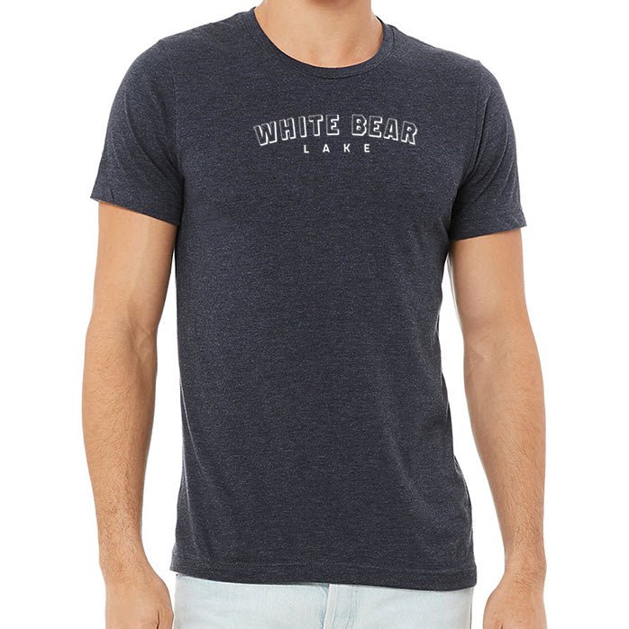 Bella + Canvas Unisex 4.2 Oz. CVC Jersey Tee Printed with a Customizable BLOCK SPORT COLLECTION Design