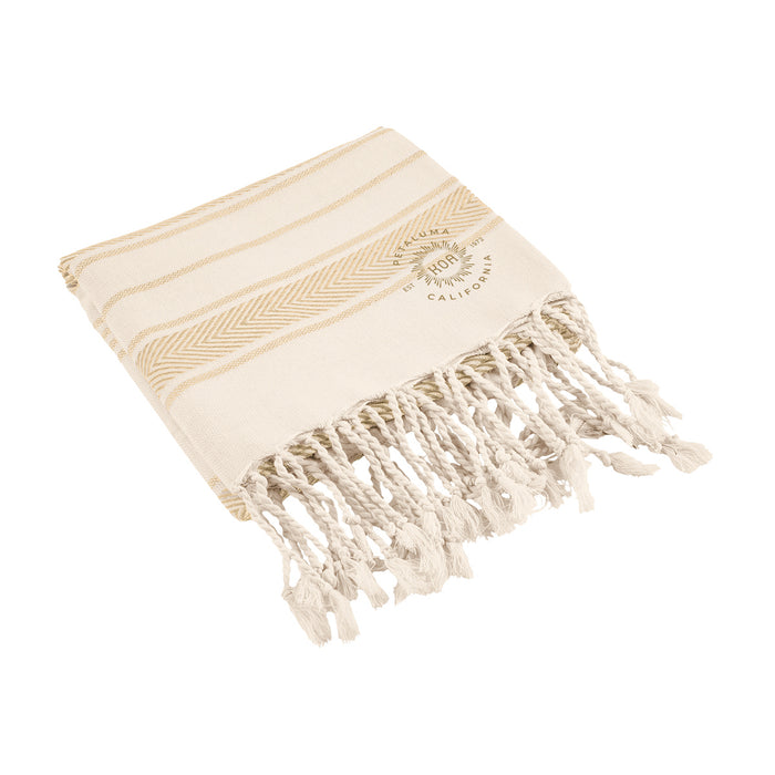 Custom BURST Bungalow Beach Towel