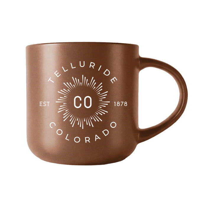 Custom BURST BRIM 20 Oz. Ceramic Coffee Mug