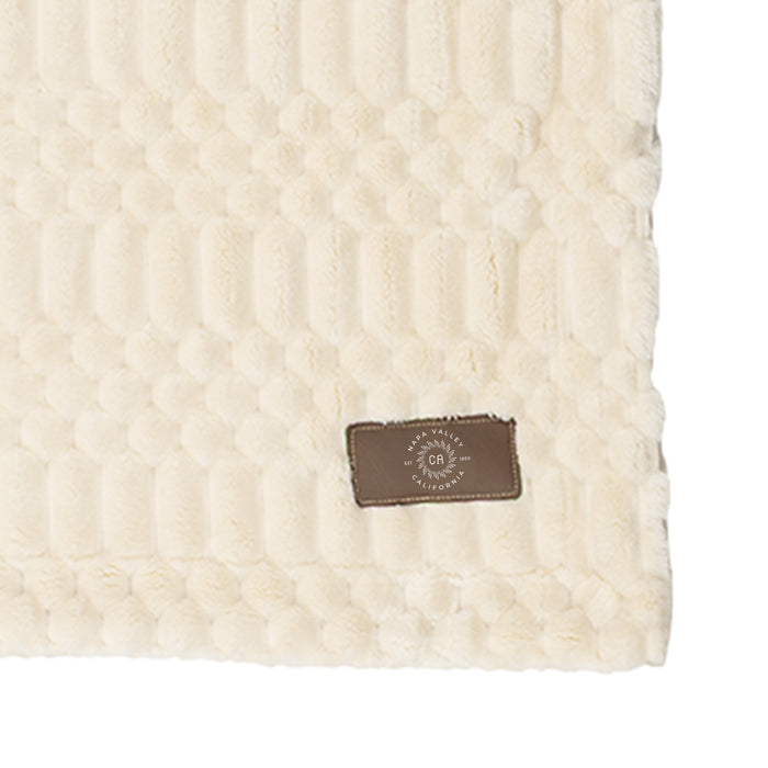 Custom BRAND / LOGO  50 x 60" Textured Microfleece Blanket